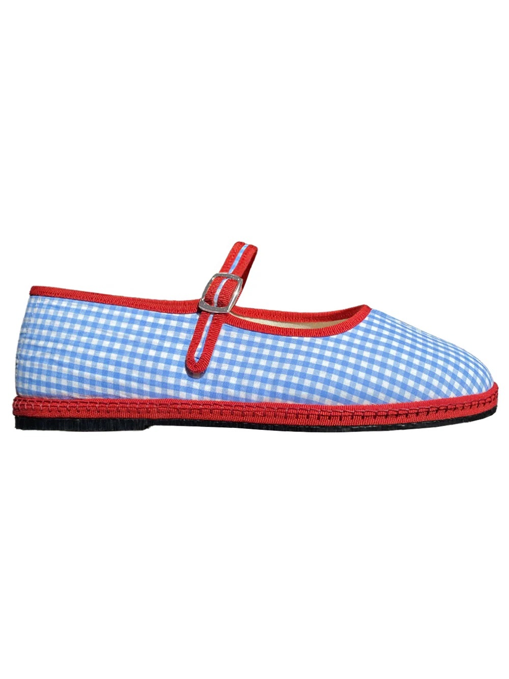 Viani Milano Lilly Sisto Florence Mary Jane Blue Red Gingham